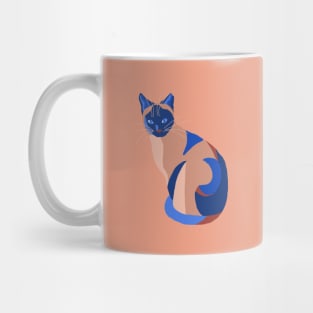 Top Left Corner Cat Mug